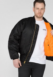 ALPHA INDUSTRIES MA1 JAKNA BLACK