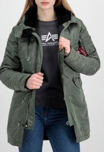 ALPHA INDUSTRIES 113007 703 N3B WMN JAKNA