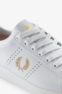 FRED PERRY B6312 T31 PATIKE WHITEMGOLD