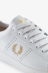 FRED PERRY B6312 T31 PATIKE WHITEMGOLD