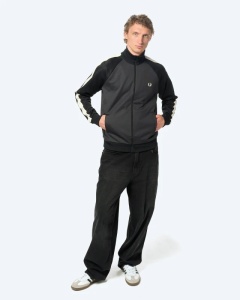FRED PERRY J2327 297 CONTRAST JAKNA AGREY