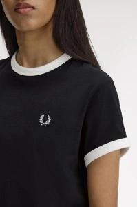 FRED PERRY G9163 102 CROPPED MAJICA BLK