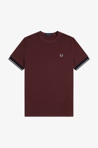 FRED PERRY M2396 597 CUFT MAJICA OXBLOOD