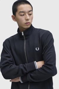 FRED PERRY J1327 198 DUKS ZIP BBLACK