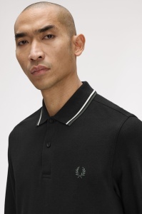 FRED PERRY M3636 W54 LONG MAJICA BLKELWG