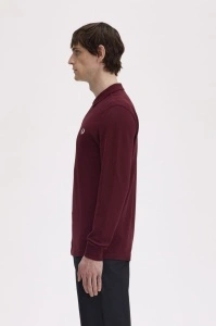FRED PERRY M6006 597 LONG MAJICA OXBLOOD