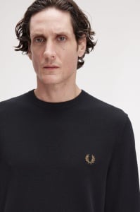 FRED PERRY K1309 102 PIKE DŽEMPER BLK