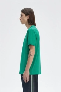 FRED PERRY M3519 X87 RINGER MAJICA LGREEN