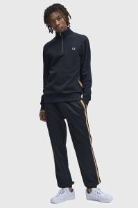 FRED PERRY M2444 90A TAPE HALF DUKS BLKC