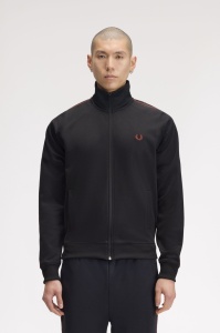 FRED PERRY TAPED JAKNA BLACK