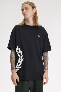 FRED PERRY M2440 102 TEXTURED MAJICA BLK