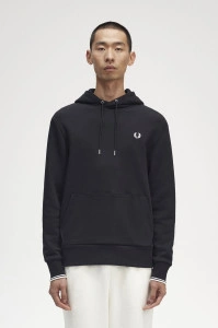 FRED PERRY TIPPED DUKS KAP BLK