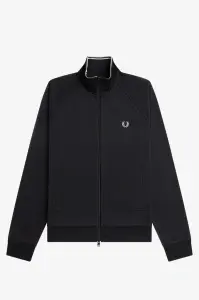 FRED PERRY TIPPED JAKNA BLACK