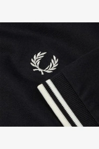 FRED PERRY M1588 102 TWIN MAJICA BLK