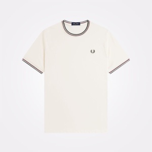 FRED PERRY M1588 84A TWIN MAJICA ECRUOG