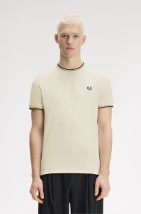 FRED PERRY TWIN MAJICA ECRUSDA