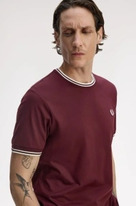 FRED PERRY M1588 64A TWIN MAJICA OXBLOODE