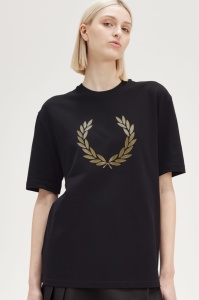 FRED PERRY ZENSKA G8154 102  MAJICA LAUREL BLK
