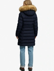 SUPERDRY W5012185_49P FAUX FUR ŽENSKA JAKNA NAVY