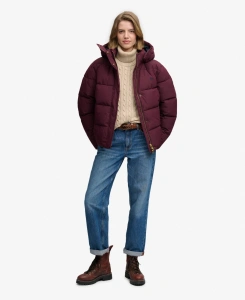 SUPERDRY W5012207_1KL PREIUM PUFFER ŽENSKA JAKNA PURPLE