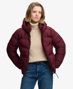 SUPERDRY PUFFER ŽENSKA JAKNA PORT RED