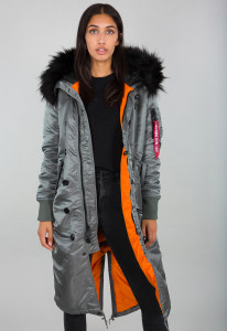 ALPHA INDUSTRIES L FISHTAIL Z JAKNA
