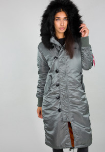 ALPHA INDUSTRIES L FISHTAIL Z JAKNA