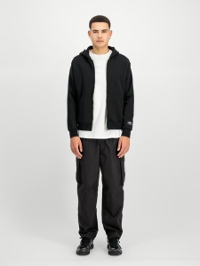ALPHA INDUSTRIES 258342 03 LABEL DUKS ZIP BACK PRINT BLACK