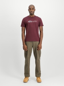 ALPHA INDUSTRIES MAJICA LABELT DCHERRY