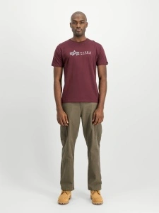 ALPHA INDUSTRIES MAJICA LABELT DCHERRY