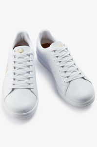 FRED PERRY B6312 T31 PATIKE WHITEMGOLD