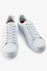 FRED PERRY B6312 T31 PATIKE WHITEMGOLD