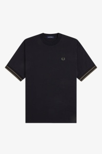 FRED PERRY M3484 102 BOLD MAJICA BLАCK