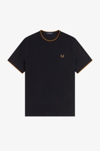 FRED PERRY M2397 102 CREPE MAJICA BLACK