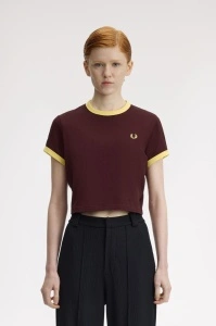 FRED PERRY CROPPED MAJICA OXBL