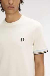 FRED PERRY M2396 91B CUFT MAJICA ECRU
