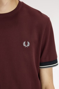 FRED PERRY M2396 597 CUFT MAJICA OXBLOOD