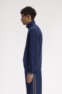 FRED PERRY M3574 86A HALF ZIP DUKS BLUESW