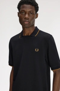 FRED PERRY M3404 102 INSERT POLO MAJICA BLACK