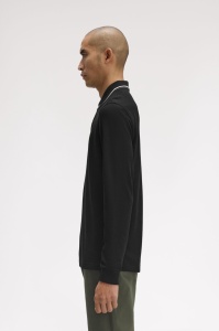 FRED PERRY M3636 W54 LONG MAJICA BLKELWG
