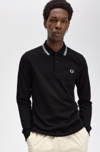 FRED PERRY M3636 350 LONG MAJICA BLKWW