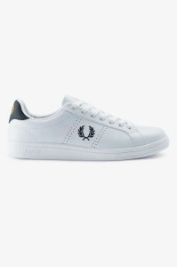 FRED PERRY PATIKE WHITE NAVY