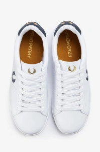 FRED PERRY B6312 567 PATIKE WHITE NAVY
