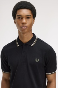FRED PERRY M3600 06C POLO MAJICA BLKOLWG