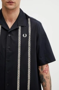 FRED PERRY M2430 608 PRINT KOŠULJA NAVY