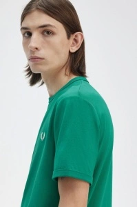 FRED PERRY M3519 X87 RINGER MAJICA LGREEN