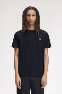 FRED PERRY M4613 51C RINGER MAJICA NAVY
