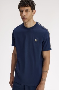 FRED PERRY M4613 9A RINGER MAJICA TBLUECA