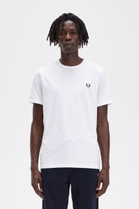 FRED PERRY RINGER MAJICA WHITE