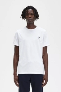 FRED PERRY RINGER MAJICA WHITE